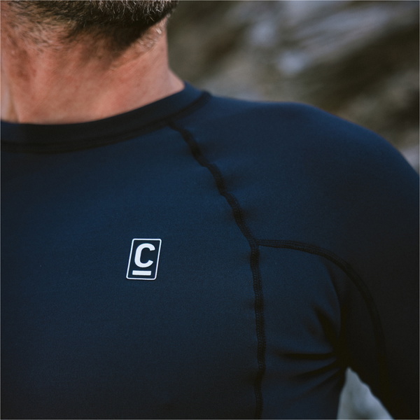 2026 C-Skins Mens Thermal Skins Short Sleeve Vest C-HDISSMC - Black